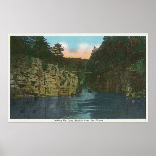 フリュームからロング・ラピッドを見上げる ポスター (正面)