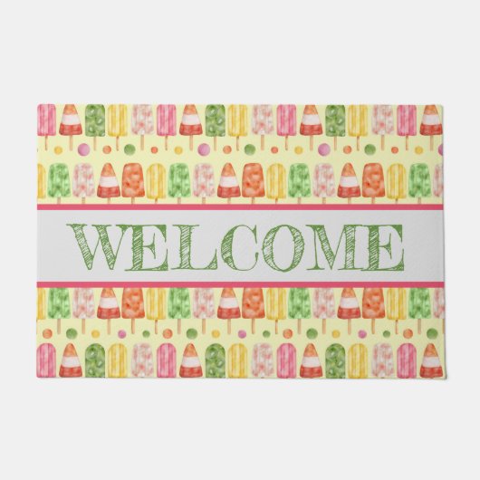 フリュール・ポピクル ドアマット (正面)