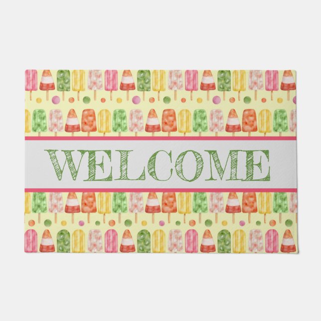 フリュール・ポピクル ドアマット (正面)