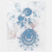 フリラティスチームパンク抽象芸術 フリースブランケット (正面)