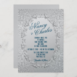 フリリーとフェミニン結婚式招待状 招待状