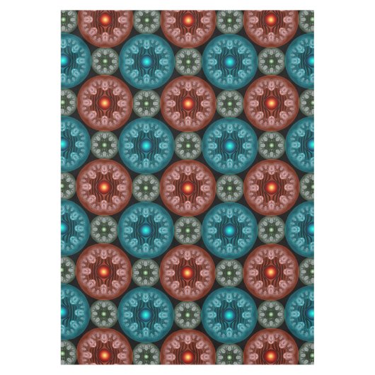 フリリーカラフル装飾 テーブルクロス (正面)