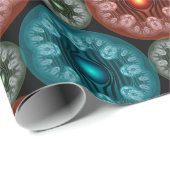 フリリーカラフル装飾 ラッピングペーパー (ロールコーナー)