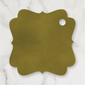 フリリーコーナー金ゴールド&ホワイト結婚ズサンキュー フェイバータグ (裏面)