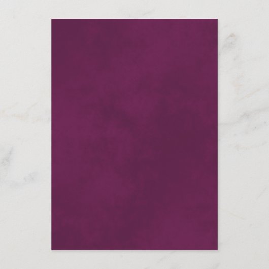 フリリーシルバーレースマゼンタ&グレー結婚の詳細 エンクロージャーカード (裏面)