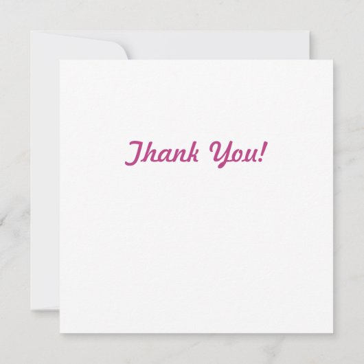 フリリーピンクとマゼンタダリアサンキューカード (裏面)