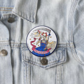 フリルが付いた黒死病 缶バッジ (インサイチュ)