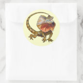 フリルのネクタイトカゲ ラウンドシール (バッグ)