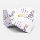 フリルティーニパイナップルミモサカクテルレシピアート ネクタイ (ロール)