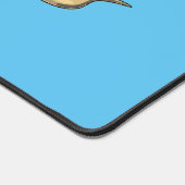 フリルネックトカゲ漫画イラストレーション デスクマット (コーナー)