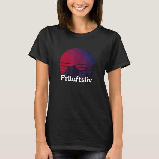 フリルフツリフ気化波レトロ Tシャツ (正面)