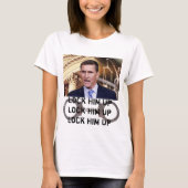 フリンのシャツが彼を閉じ込める Tシャツ (正面)