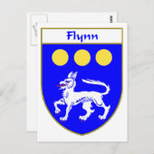 フリンコート・オブ・アームズ/家紋 ポストカード (正面/裏面)