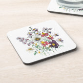 フリンゴフラワーとベルベットのトランペットの花 コースター (左側)