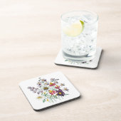 フリンゴフラワーとベルベットのトランペットの花 コースター (右側)