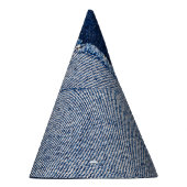 フリンジデニムブルージーンズのフレーム。 パーティーハット (右)