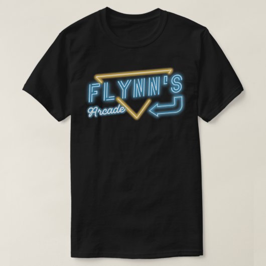 フリンズアーケードネオンサイン Tシャツ (デザイン正面)
