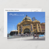 フリンダー通り角 ポストカード (正面/裏面)