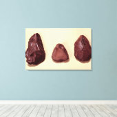 フリントの斧の頭 キャンバスプリント (インサイチュ (ウッドフロア))