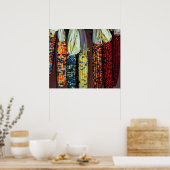 フリントカラフルまたはインディアンコーン ポスター (キッチン)