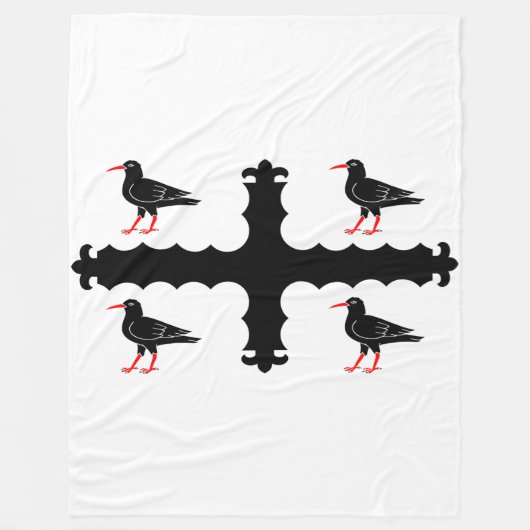 フリントシャーフリースブランケット国旗 フリースブランケット (正面)