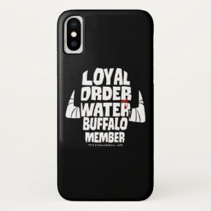 『フリントストン』 忠実な水牛隊員 iPhone X ケース