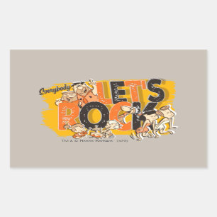 『フリントストン』  Every Lets Rock 長方形シール