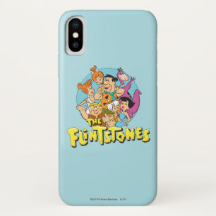 フリントストーンおよび荒石家族のグラフィック iPhone X ケース
