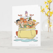 フリントストーンズファミリーロードトリップ カード (黄色い花)