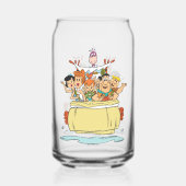 フリントストーンズファミリーロードトリップ ガラス缶 (裏面)