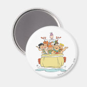 フリントストーンズファミリーロードトリップ マグネット (正面/裏面)