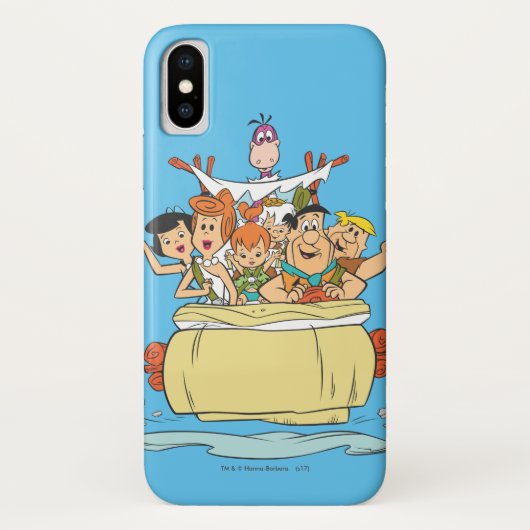 フリントストーンズファミリーロードトリップ Case-Mate iPhoneケース (裏面)