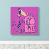 フリントストーンズ |ディノ – すべての樹皮に噛み付かない キャンバスプリント (インサイチュ (ウッドフロア))