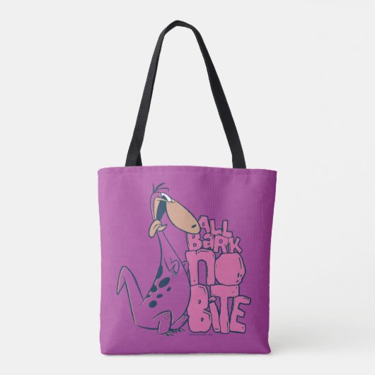 フリントストーンズ |ディノ – すべての樹皮に噛み付かない トートバッグ (裏面)