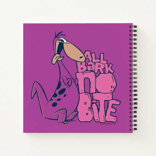 フリントストーンズ |ディノ – すべての樹皮に噛み付かない ノートブック (裏面)