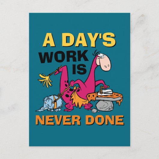 フリントストーンズ |ディーノクリーニングハウス インビテーションポストカード (正面)