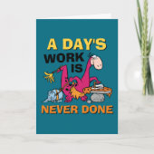 フリントストーンズ |ディーノクリーニングハウス カード (正面)