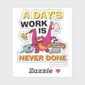 フリントストーンズ |ディーノクリーニングハウス シール (シート)