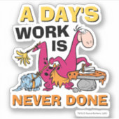 フリントストーンズ |ディーノクリーニングハウス シール (正面)