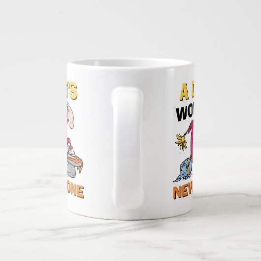 フリントストーンズ |ディーノクリーニングハウス ジャンボコーヒーマグカップ (裏面)