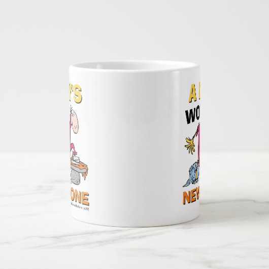 フリントストーンズ |ディーノクリーニングハウス ジャンボコーヒーマグカップ (正面)