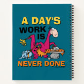 フリントストーンズ |ディーノクリーニングハウス ノートブック (裏面)