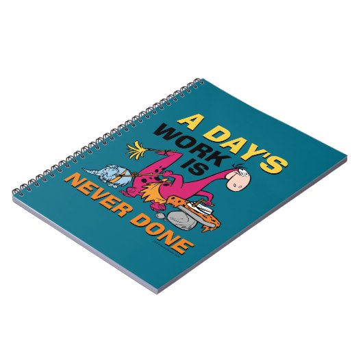 フリントストーンズ |ディーノクリーニングハウス ノートブック (左側)