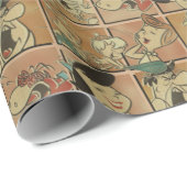 フリントストーンズ |フリントストーンズ&ルーブル漫画 ラッピングペーパー (ロールコーナー)