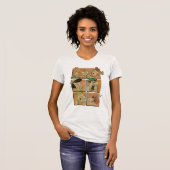 フリントストーンズ |フリントストーンズ&ルーブル漫画 Tシャツ (正面フル)