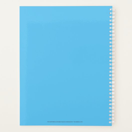 フリントストーンズ |フレッドの尻尾のスライド プランナー手帳 (裏面)