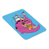 フリントストーンズ |フレッドの尻尾のスライド マグネット (右側)