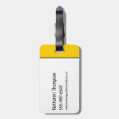 フリントストーンズ |フレッド&バーニー – Club Life ラゲッジタグ (裏面縦)