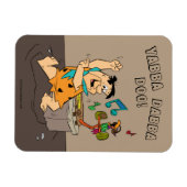 フリントストーンズ |フレッド・フリントストーン踊り マグネット (横)