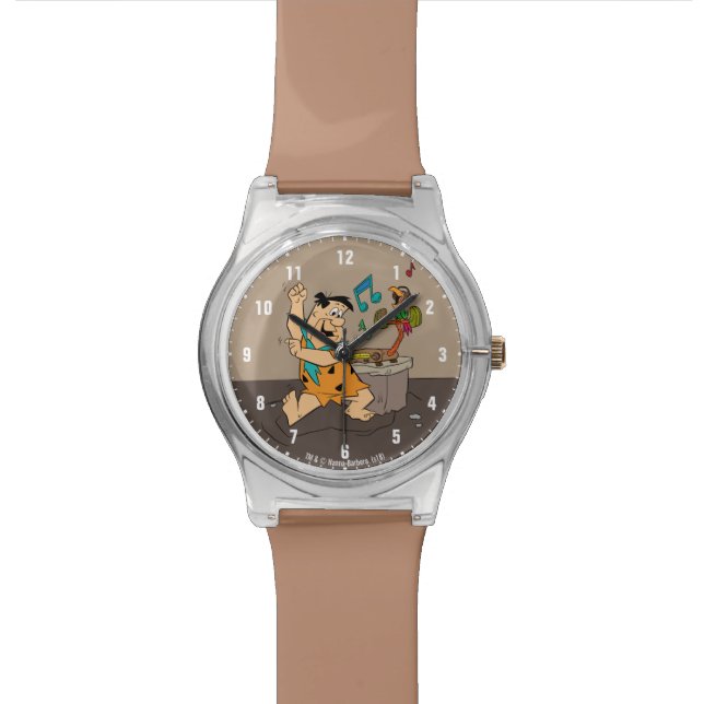 フリントストーンズ |フレッド・フリントストーン踊り 腕時計 (ディテール)